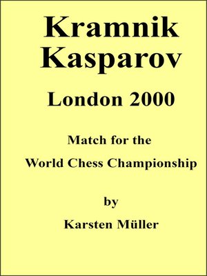 cover image of Kramnik-Kasparov, London 2000